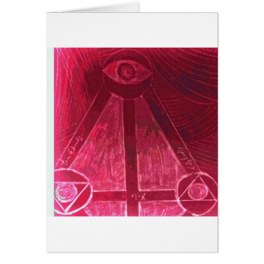 one eye watching you cards (Front)