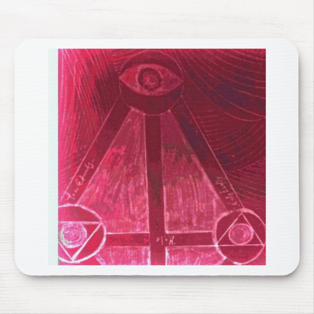 one eye watching you mouse pad (Front)