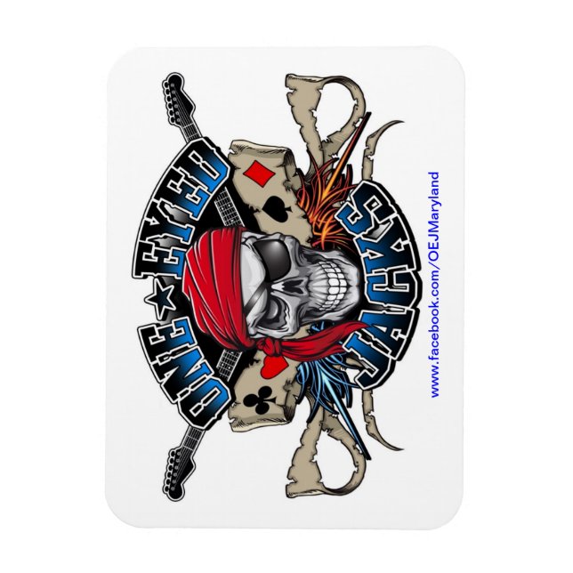 One Eyed Jacks Magnet (Vertical)