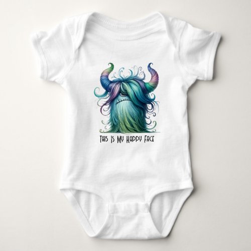 One_Eyed Monster Baby Bodysuit