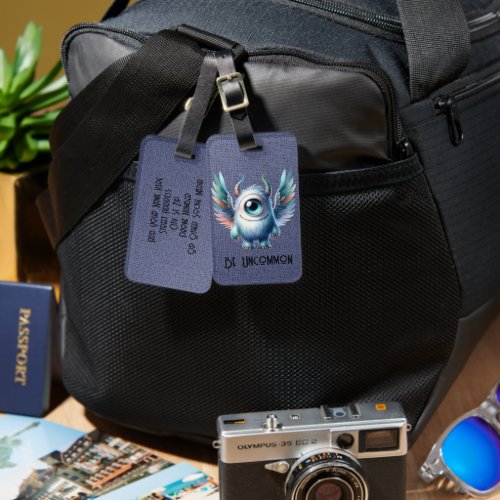 One_eyed Monster _ Custom  Luggage Tag