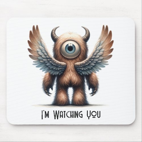 One_eyed Monster Mouse Pad