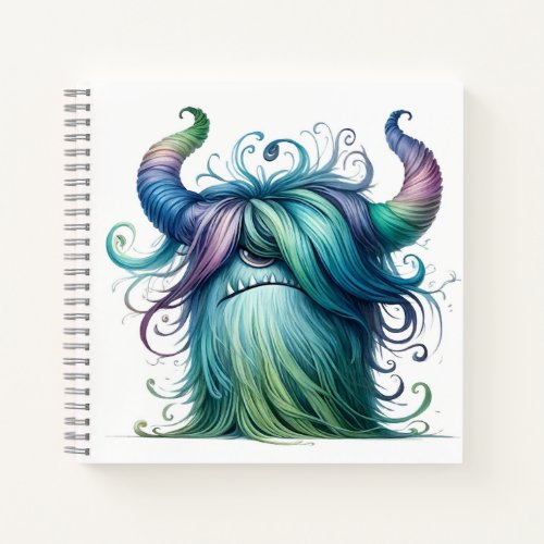 One_eyed Monster Spiral Notebook
