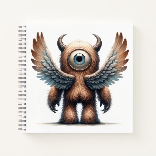 One_eyed Monster Spiral Notebook