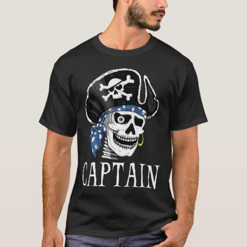 One_eyed Pirate Captain T_Shirt