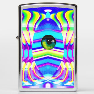 One-Eyed Star Beast Ken Gage Psychedelic Art Zippo Lighter