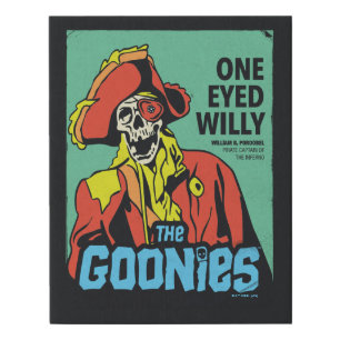 One-Eyed Willy Pirate Captain of The Inferno Faux Canvas Print