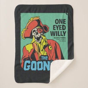 One-Eyed Willy Pirate Captain of The Inferno Sherpa Blanket