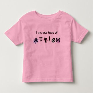 One Face of Autism Toddler T-Shirt