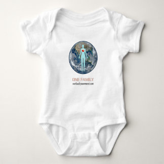 One Family World Peace Movement BABY 1-PC BODYSUIT