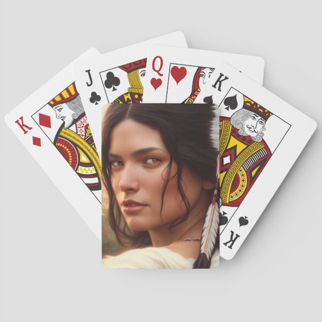 One Feather Poker Cards (Back)