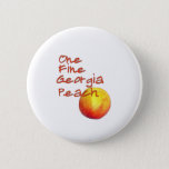 One Fine Georgia Peach Button