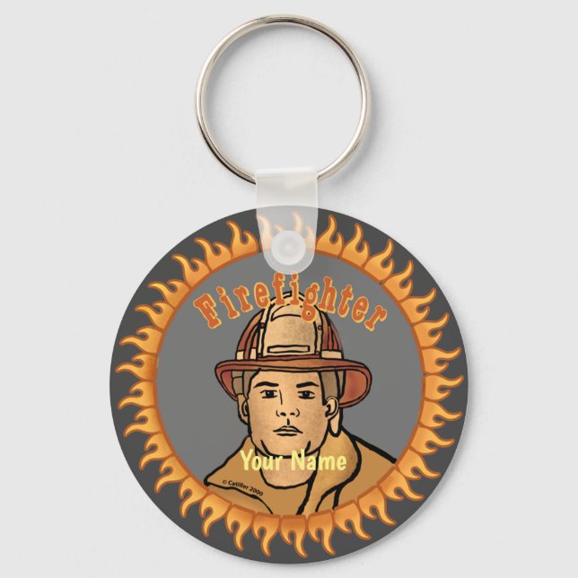 One Firefighter keychains (Front)