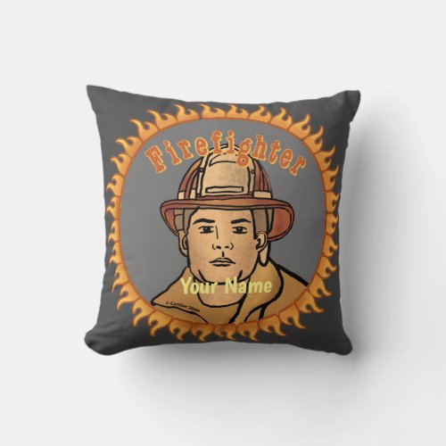 One Firefighter pillow