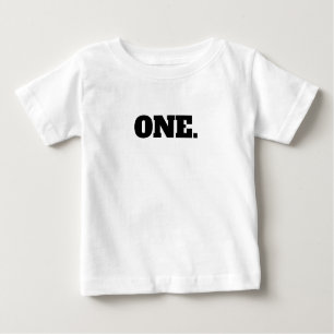 One First Birthday Baby T-Shirt