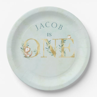 ONE first birthday party plates! Australian theme Paper Plates