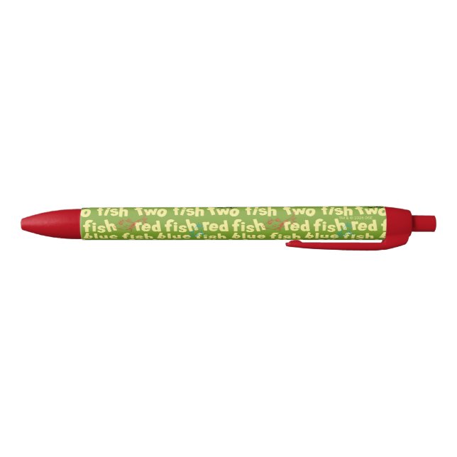 One Fish Two Fish Typography Pattern Pen (Bottom)