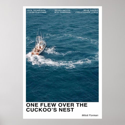 One Flew Over the Cuckoos Nest Poster