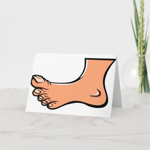 One Foot Greeting Cards