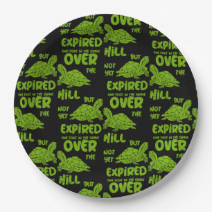 One Foot In The Grave Paper Plates