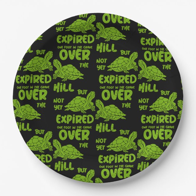 One Foot In The Grave  Paper Plates (Front)