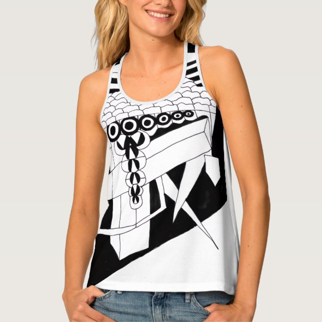 One Foot Out Tank Top (Front)