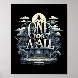One For All Embracing Unity In A World Of Poster