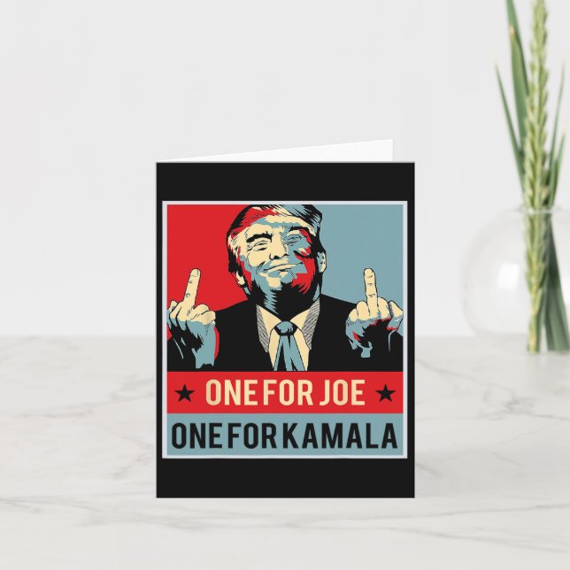 One For Joe One For Kamala  Card (Front)