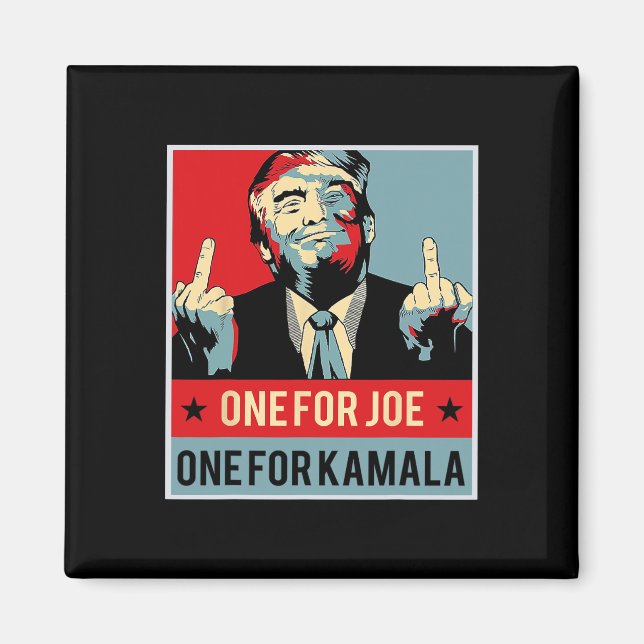 One For Joe One For Kamala  Magnet (Front)
