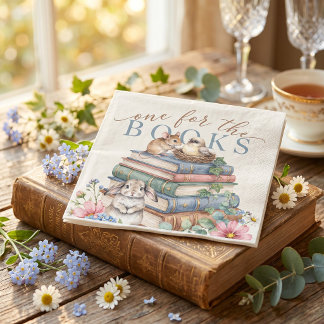 One For The Books Storybook First Birthday Napkins