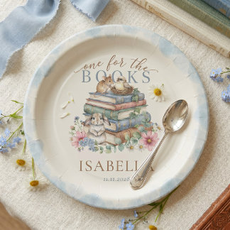One For The Books Storybook First Birthday Paper Plates
