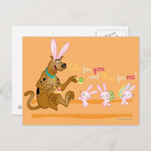 One for you two for me postcard zazzle