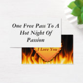 One Free Pass To A Hot Night Of Passion (Desk)