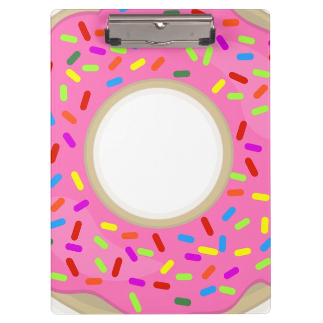 One Frosted Donut Clipboard (Front)