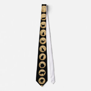 One Full Moon/ Nine Lives Neck Tie