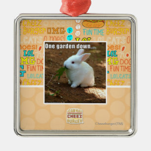 One Garden Down� Metal Ornament