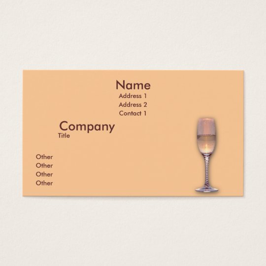 One Glasses Business Card