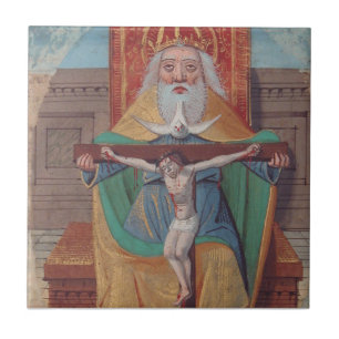 One God Holy Trinity in Glory Ceramic Tile