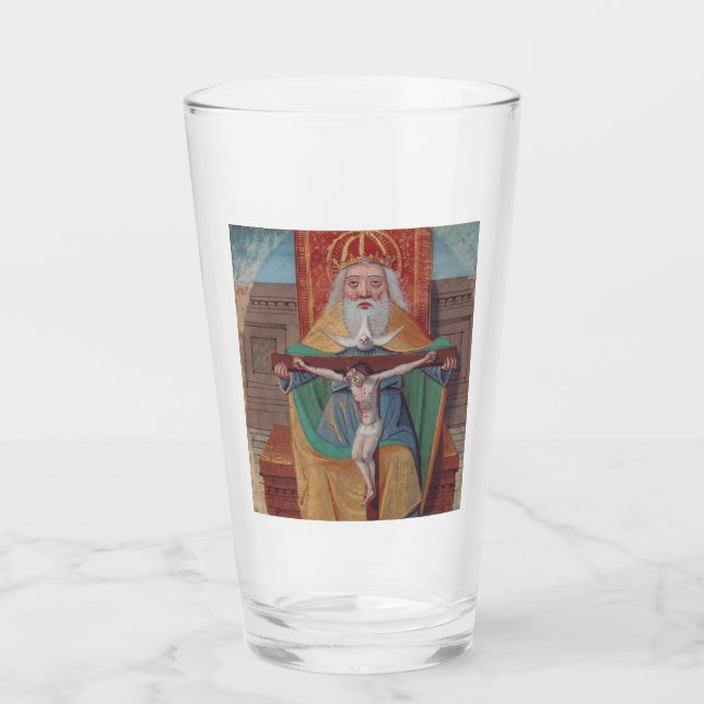 One God Holy Trinity in Glory Glass (Front)
