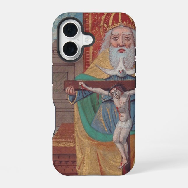 One God Holy Trinity in Glory Iphone Case (Back)
