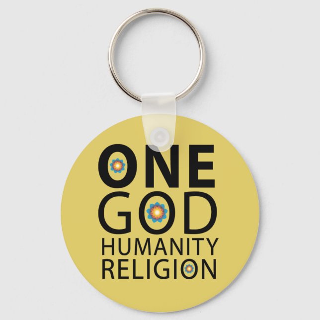One God Keychain (Front)