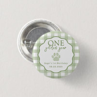 One Golden Year Paw Print First Birthday Party