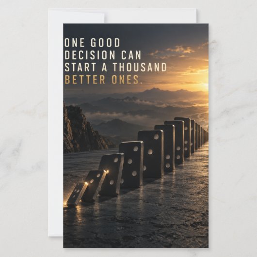 One Good Decision (Front)