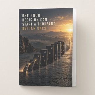 One Good Decision Pocket Folder