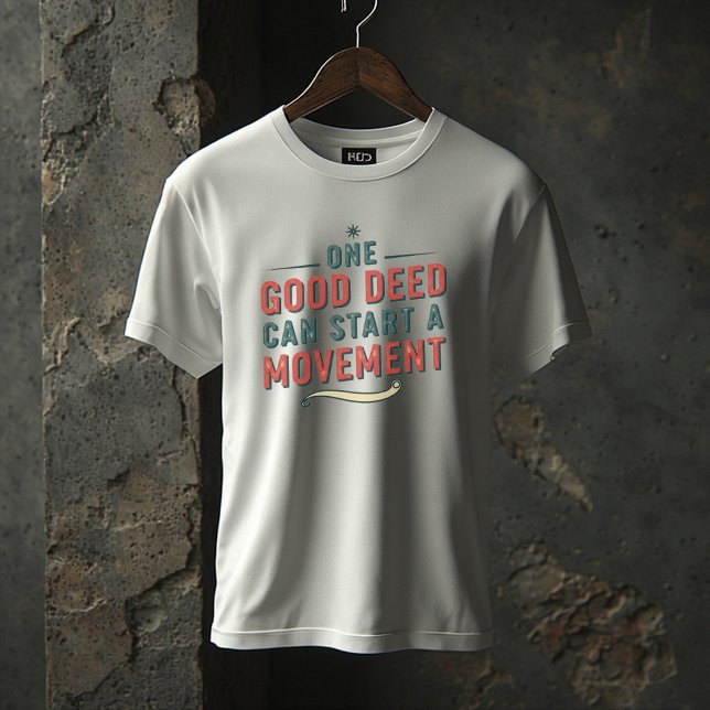 One Good Deed Can Start a Movement – Inspirational T-Shirt (Creator Uploaded)