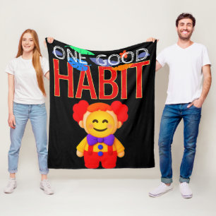 One Good Habit Fleece Blanket
