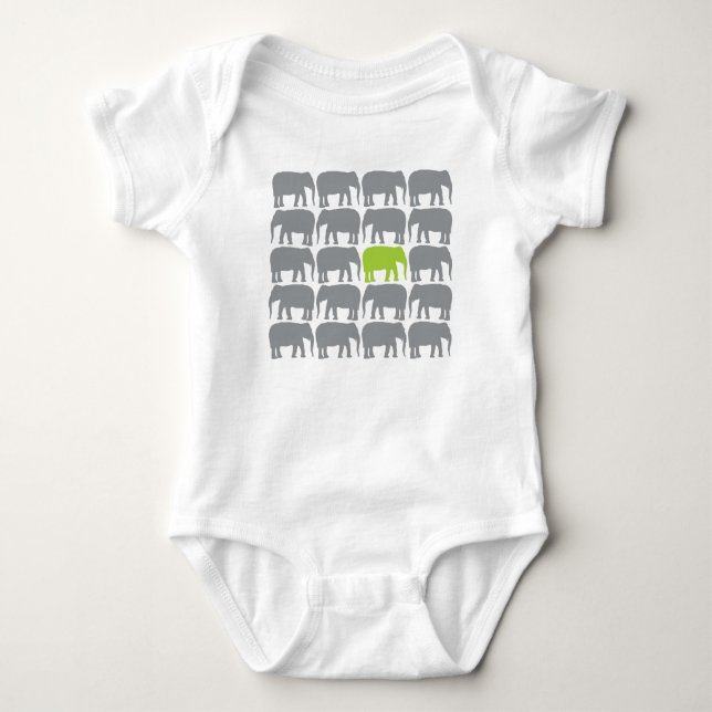 One Green Elephant in the Herd Shirt (Front)