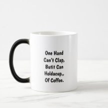 One Hand, One Coffee Mug