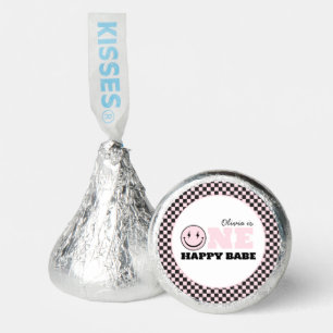 One Happy Babe Girls Pink 1st Birthday Hershey®'s Kisses®