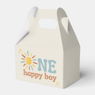 One Happy Boy, 1st Trip Around The Sun Favor Boxes